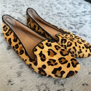 J. Crew Animal Print Loafers